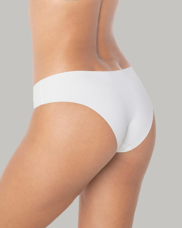 Panty tipo tanga ultraplano de aspecto invisible#color_000-blanco