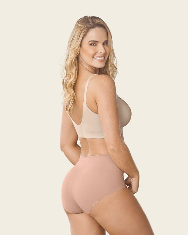 Panty clásico invisible con tela inteligente sin costuras ni elásticos