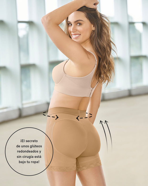 Panty faja tipo short levanta cola