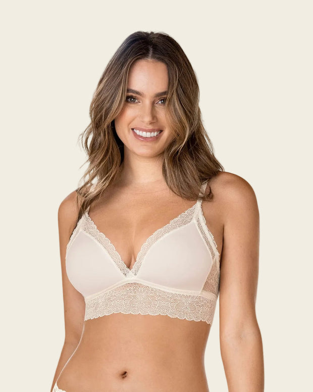 Bralette en encaje sexy y natural