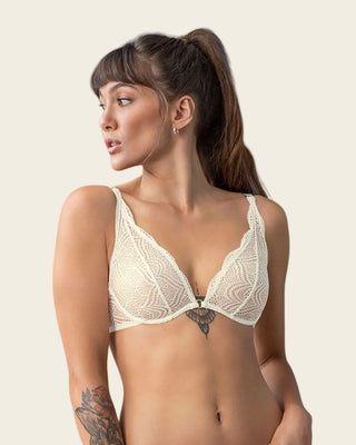Bralette en encaje con transparencias y arco#color_253-marfil-crudo