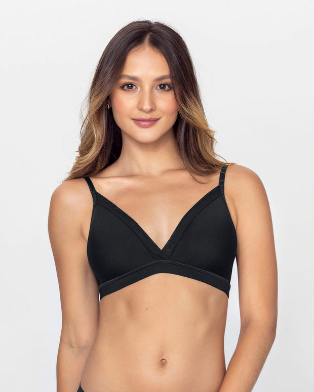 Brasier sin arco pura comodidad con detalles en tul