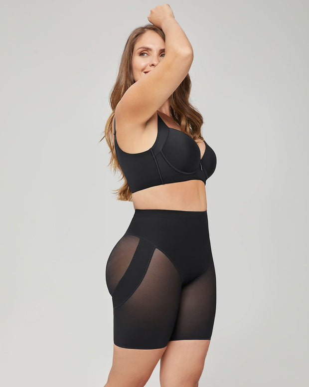 Panty faja tipo short levanta cola de control en abdomen