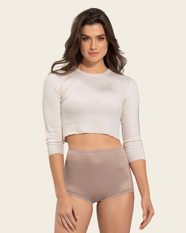 Paquete x 4 panties clásicos con máximo cubrimiento