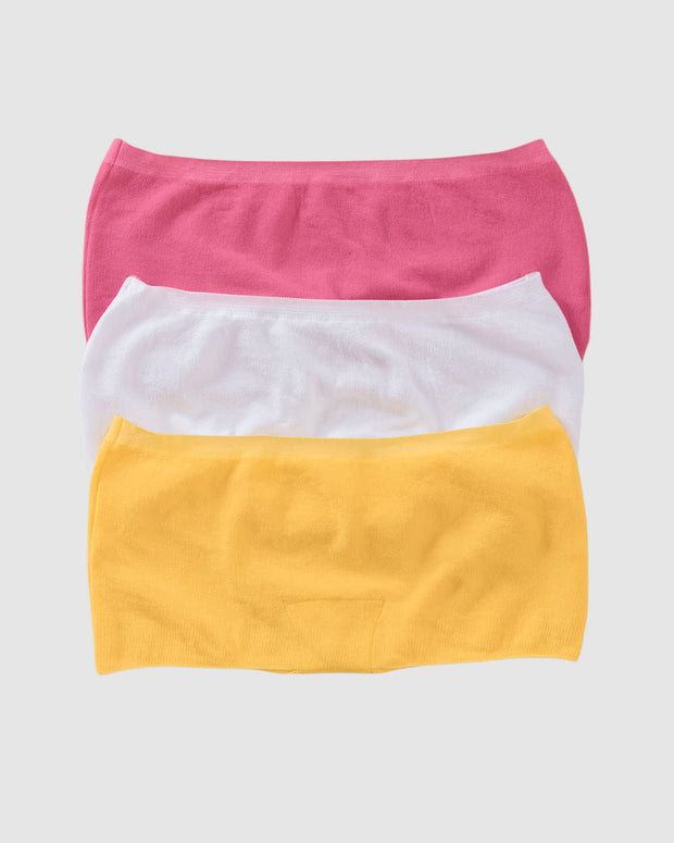Paquete x 3 bóxers descaderados ultracómodos#color_s34-blanco-rosado-amarillo