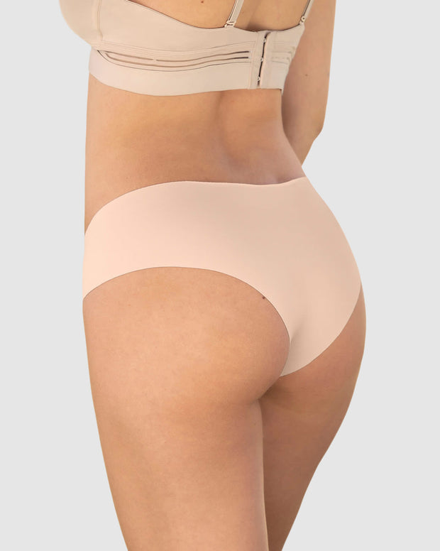 Paquete x 2 hipsters invisibles ultracómodos de tiro bajo