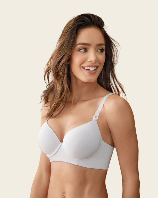 Brasier triangular de realce alto copa lisa