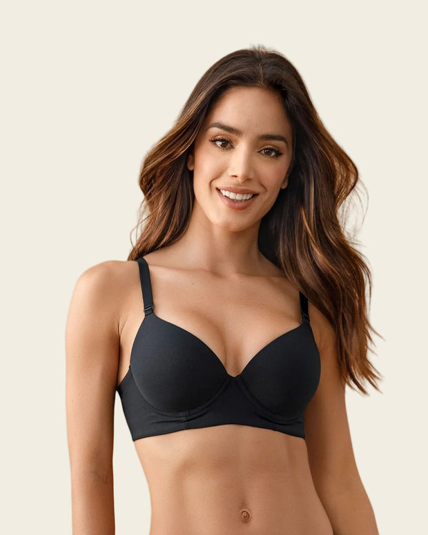 Brasier triangular de realce alto copa lisa