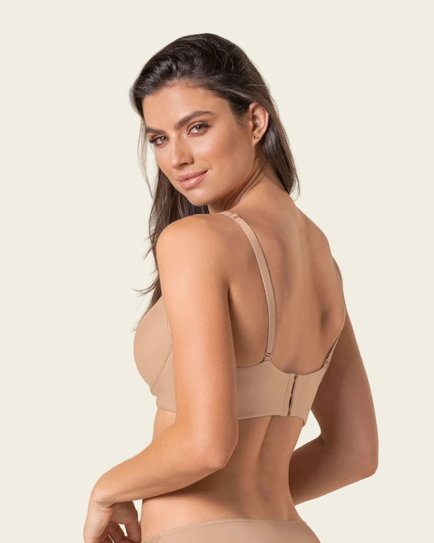 Brasier triangular de realce alto copa lisa