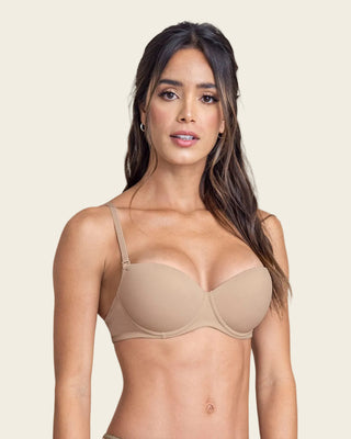 Brasier copa lisa con arcos y realce incorporado#color_802-cafe-claro