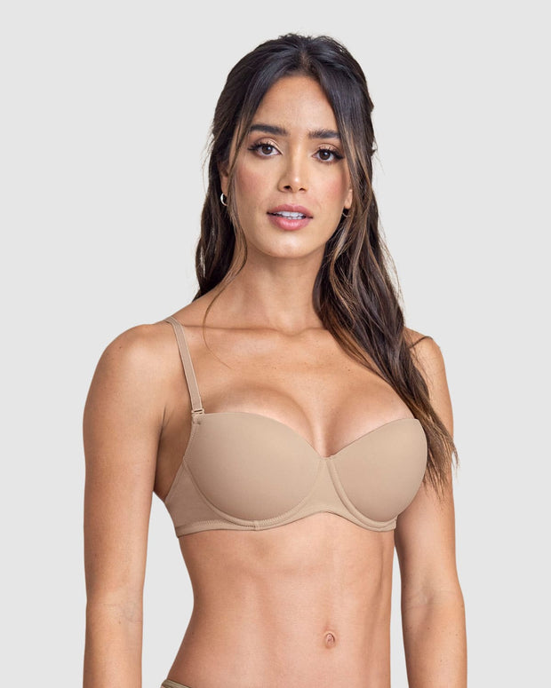 Brasier copa lisa con arcos y realce incorporado