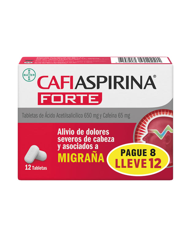 Cafiaspirina Pague 8 Lleve 12