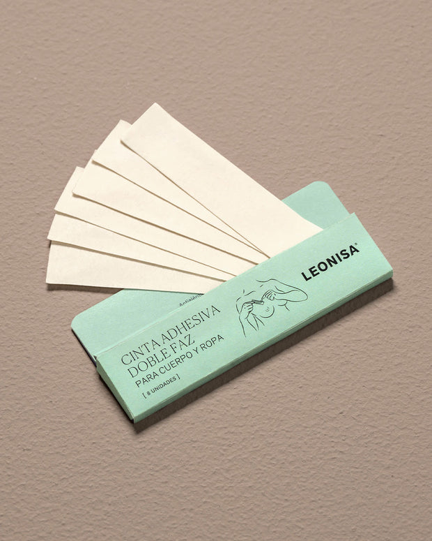 Cinta adhesiva doble faz para cuerpo y ropa