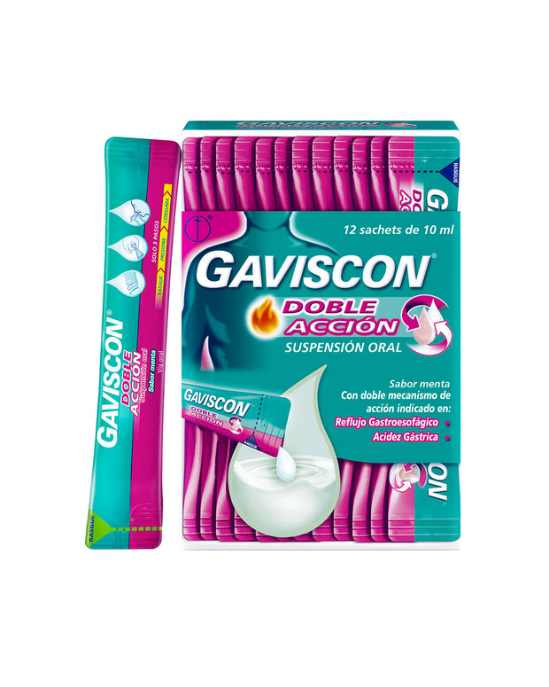 Gaviscon doble acción sachets x 12