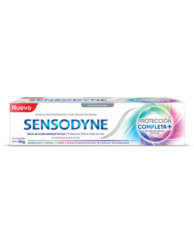 Crema dental Sensodyne Protección Completa + 8 beneficios en 1 + 90 gr