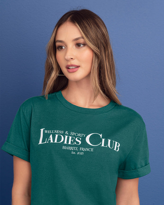 Camiseta básica manga corta con estampado