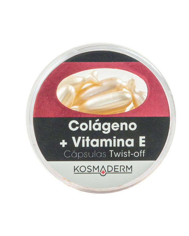 Colágeno + Vitamina E facial x 15 Perlas faciales twist off