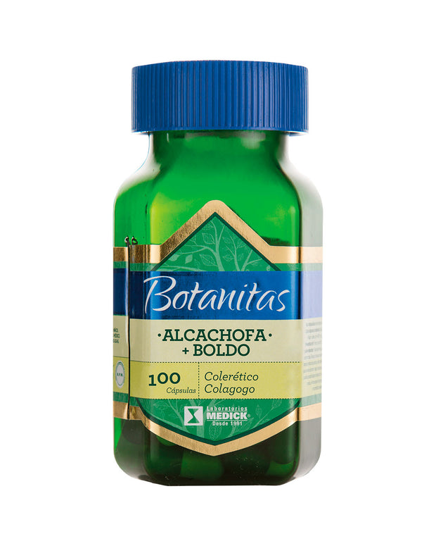 Alcachofa + Boldo x 100 cápsulas
