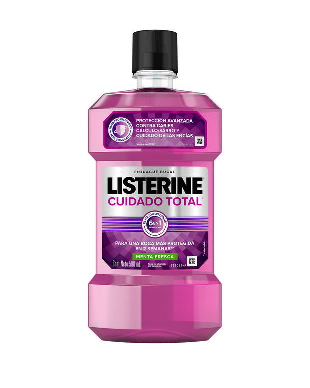 Enjuague bucal listerine cuidado total