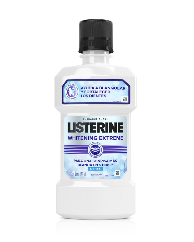 Enjuague bucal listerine whitening