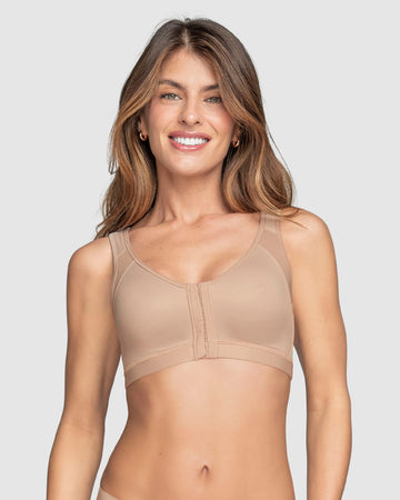 Brasier facilitador de postura con control de volumen del busto multi/functional#color_802-cafe-claro