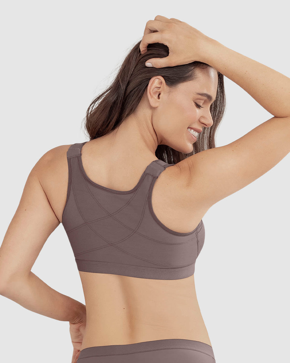 Brasier facilitador de postura con control de volumen del busto Multi/Functional