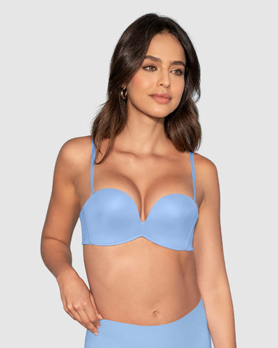 Brasier strapless Antigravedad de realce alto sin arco#color_511-azul-claro