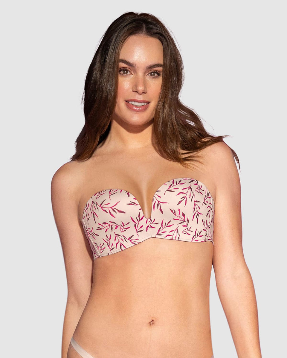 Brasier strapless Antigravedad de realce alto sin arco