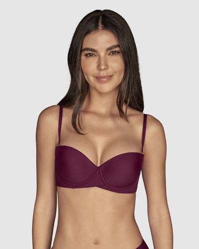 Brasier strapless Magic Up de doble realce#color_430-vino