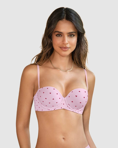 Brasier strapless Magic Up de doble realce#color_b34-estampado-corazones-rosado