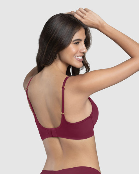 Brasier invisible de realce alto Memory Bra#color_a97-vinotinto