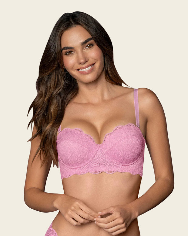Brasier balconet de realce alto con máximo cubrimiento de espalda Special Fit