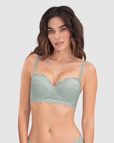 Brasier balconet de realce alto con máximo cubrimiento de espalda Special Fit#color_737-menta