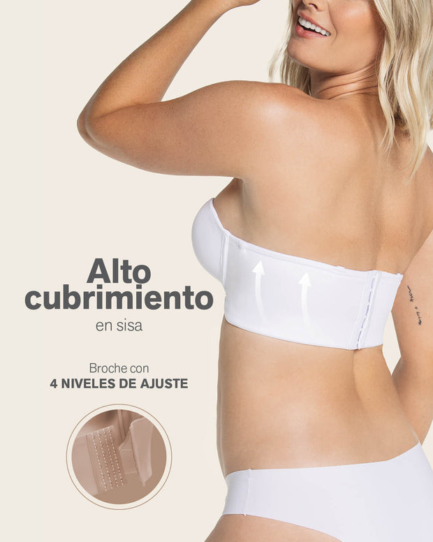 Paquete x2 strapless bustier 360° de perfección