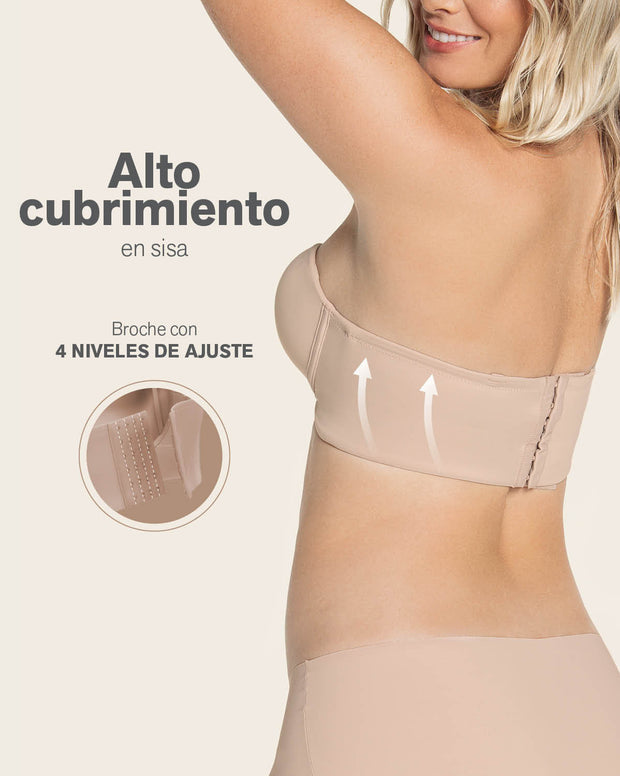 Paquete x2 strapless bustier 360° de perfección