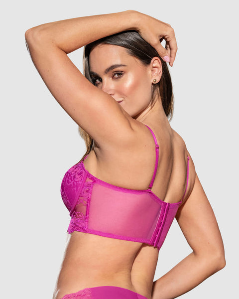 Brasier tipo Bustier de Realce Suave#color_338-fucsia-medio