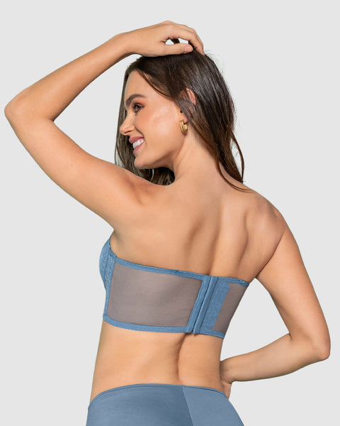 Brasier tipo bustier de realce suave#color_915-azul-medio