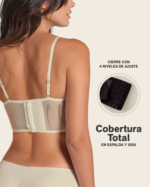 Brasier tipo bralette en encaje y transparencias#color_898-marfil