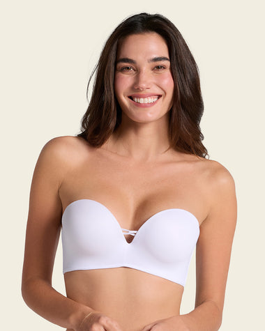 Brasier wow de triple realce ideal como strapless#color_000-blanco