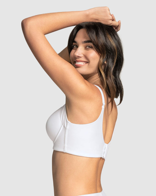 Brasier de realce suave y cubrimiento alto en sisa y espalda cover bra