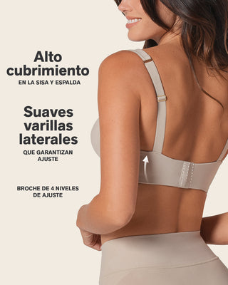 Brasier brastop con buen cubrimiento de sisa y espalda#color_802-cafe-claro