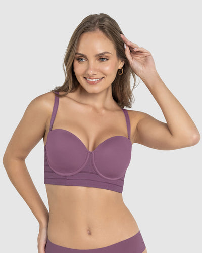 Brasier tipo bustier Support Strapless#color_402-morado-claro
