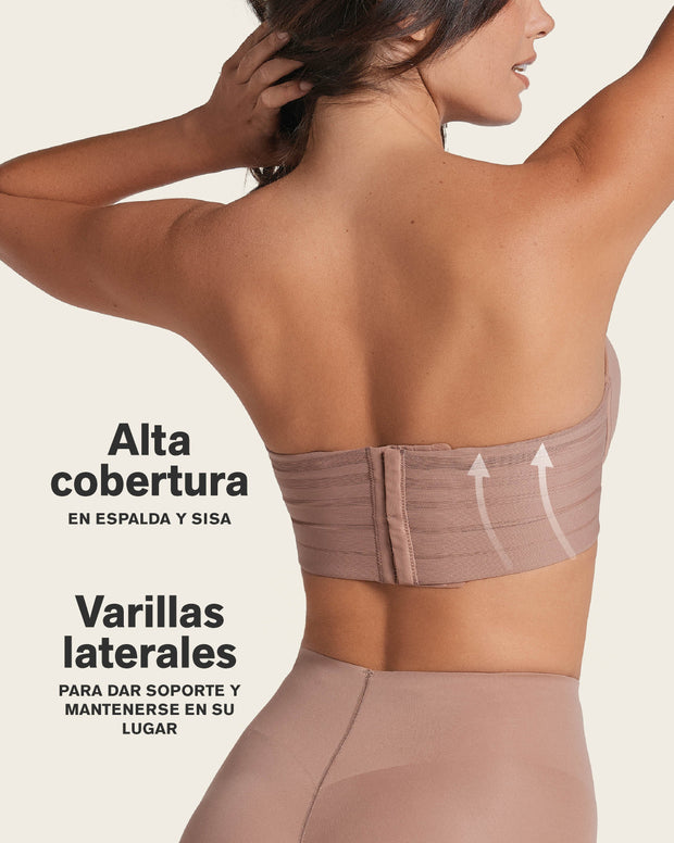 Paquete x2 brasieres tipo bustier support strapless