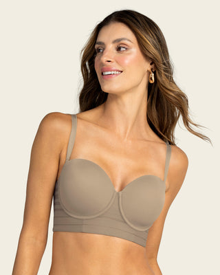 Brasier tipo bustier de soporte alto#color_c63-verde-oliva