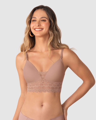 Brasier ultracómodo con delicados toques de encaje#color_a22-rosado-claro