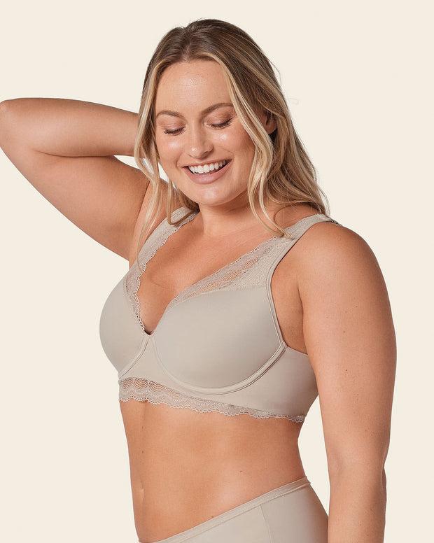 Paquete x2 brasieres de gran cubrimiento: deep coverage bra