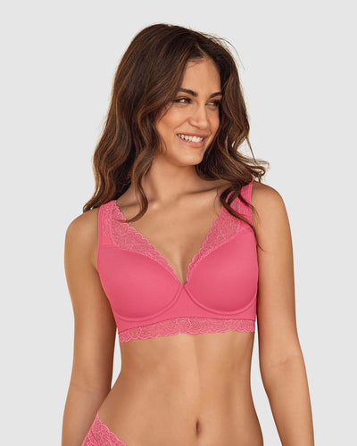 Brasier de gran cubrimiento: Deep Coverage Bra#color_365-rosado-oscuro