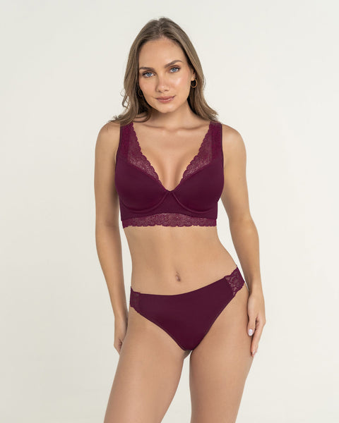 Brasier de gran cubrimiento Deep Coverage Bra#color_430-vino