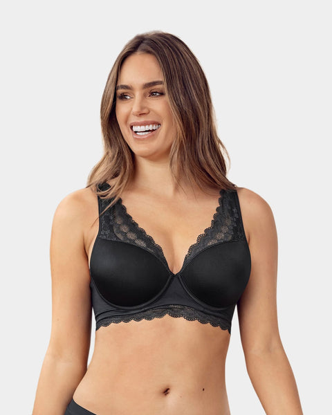 Paquete x2 brasieres de gran cubrimiento: deep coverage bra#color_700-negro