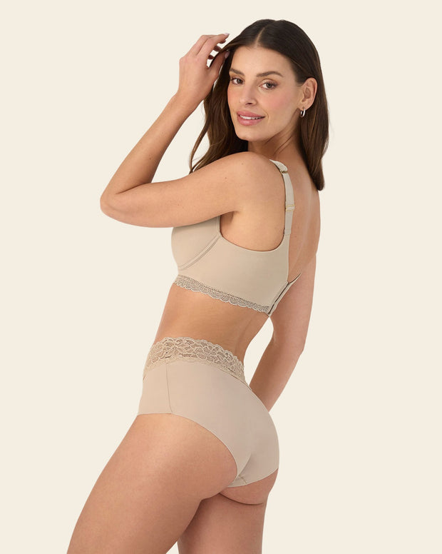 Brasier de gran cubrimiento: deep coverage bra